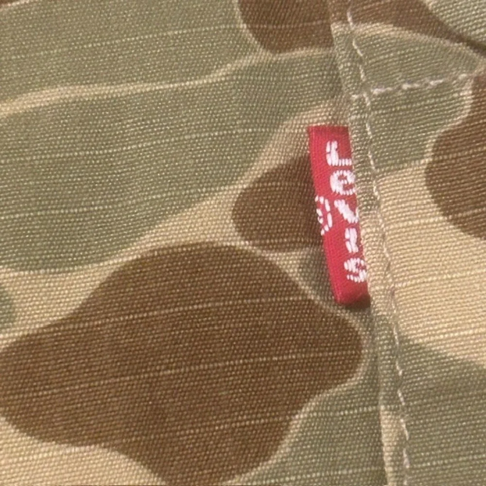 Levi's XX Cargo Baggy Pants Mens 31x32 Camo Utility Adjustable Waist Cotton NEW
